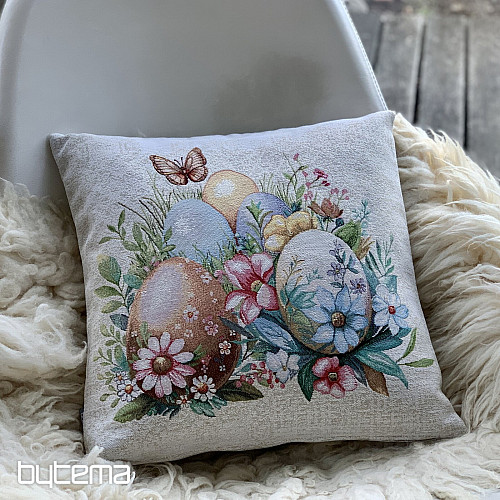 Velikonoční dekorační povlak VEJCE V TRÁVĚ