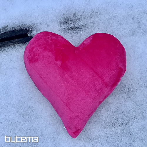 Polštář SRDCE RŮŽOVÉ