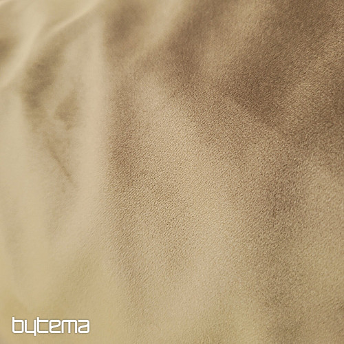 Luxusní jednobarevná designová dekorační látka GERSTER 77042/0200 HNĚDÁ