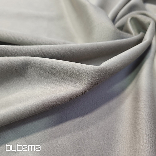 Luxusní jednobarevná designová dekorační látka GERSTER 77042/0040 BÉŽOVO ŠEDÁ