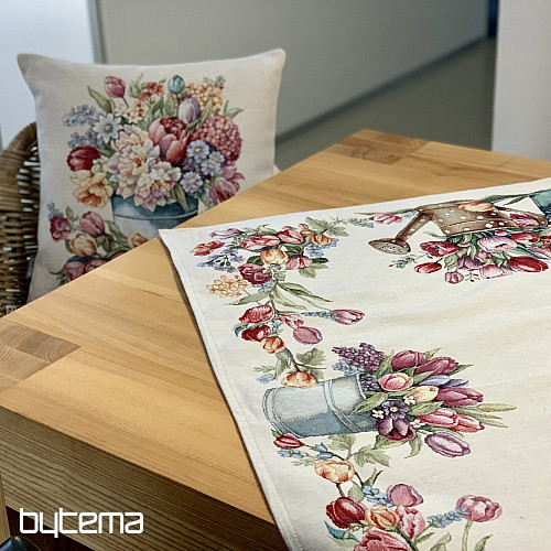 Gobelínový povlak na polštář JARNÍ KYTICE