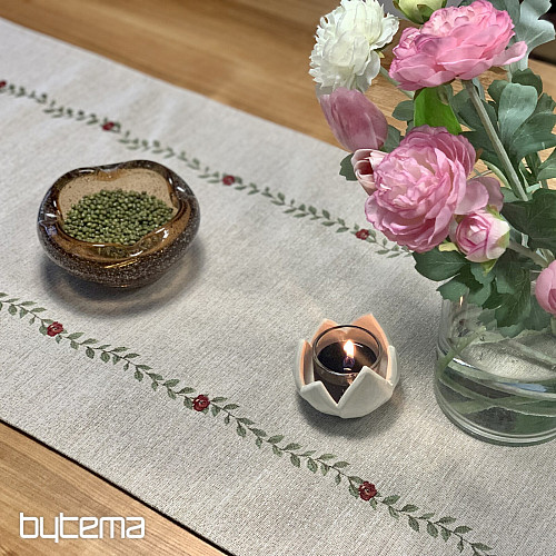 Gobelínový ubrus a šál ZAHRADNÍ DOMEČEK