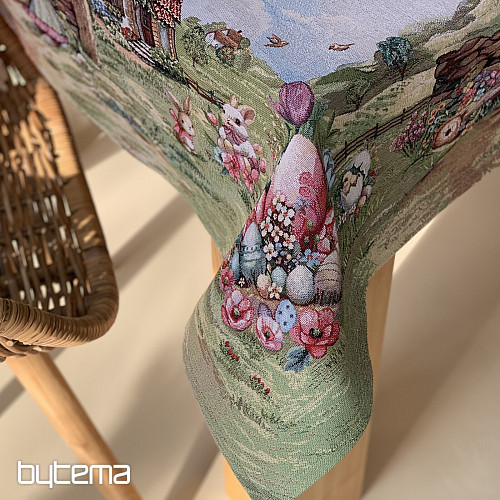 Gobelínový ubrus a šál VELIKONOČNÍ CESTA