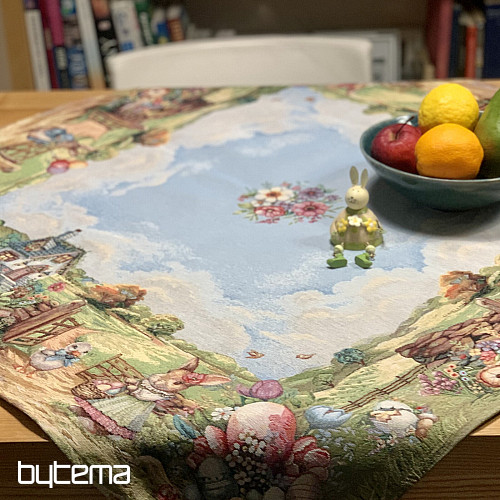 Gobelínový ubrus a šál VELIKONOČNÍ CESTA