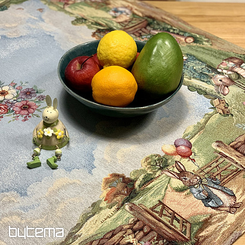 Gobelínový ubrus a šál VELIKONOČNÍ CESTA