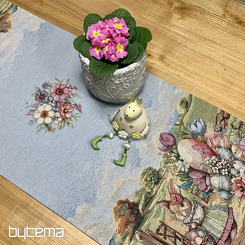 Gobelínový ubrus a šál VELIKONOČNÍ CESTA