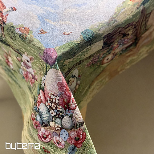 Gobelínový ubrus a šál VELIKONOČNÍ CESTA