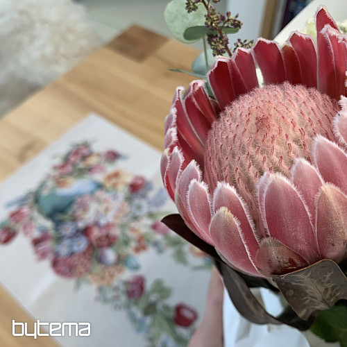 Gobelínový ubrus a šál JARNÍ KYTICE