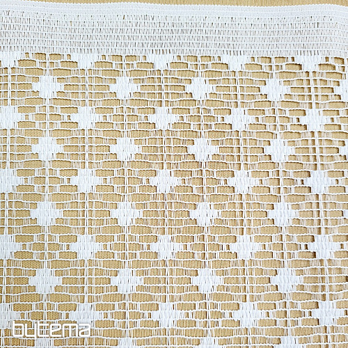 Žakárová záclona ZORA bílá