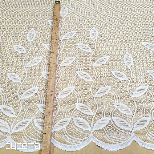 Žakárová záclona LÍSTKY II