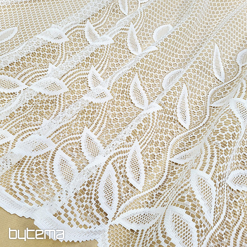 Žakárová záclona LÍSTKY II