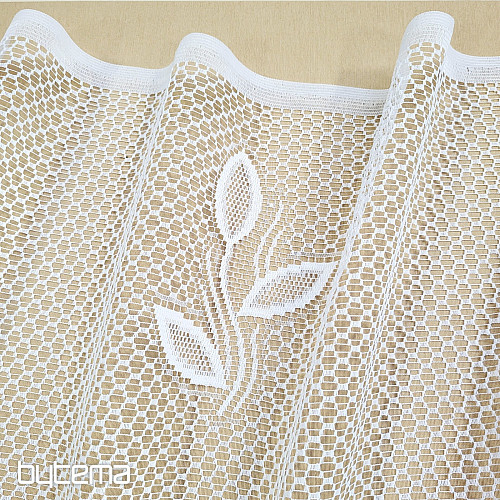 Žakárová záclona LÍSTKY II