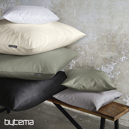 Saténový povlak na polštář - šalvějová 32