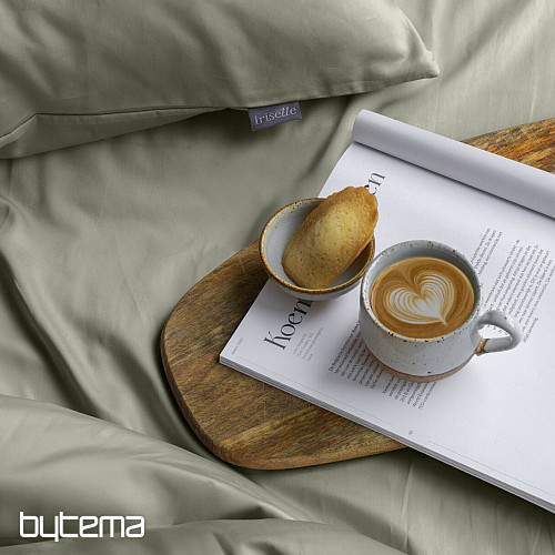 IRISETTE luxusní bavlněný satén PARIS 8000-32 ŠALVĚJOVÁ