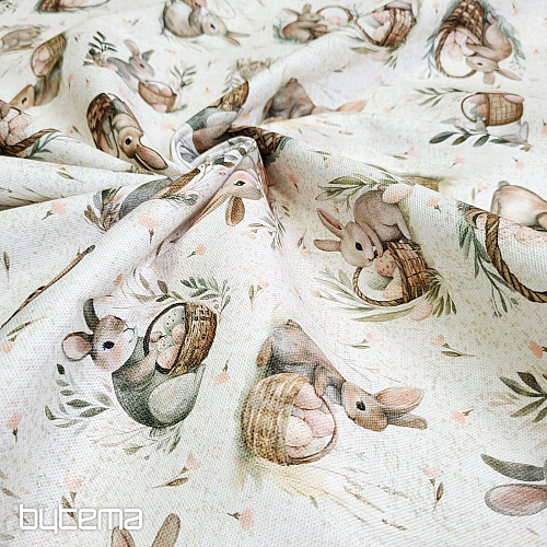 Dekorační látka ZAJÍČEK BLAŽEJ