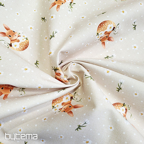 Dekorační látka ZAJÍČEK NELA