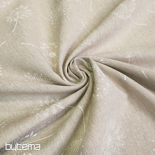 Dekorační látka ODKVETLÁ PAMPELIŠKA