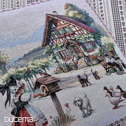 Gobelínový povlak na polštář DVOREK