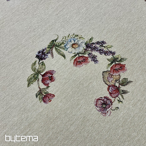 Gobelínový ubrus a šál PTAČÍ BUDKA