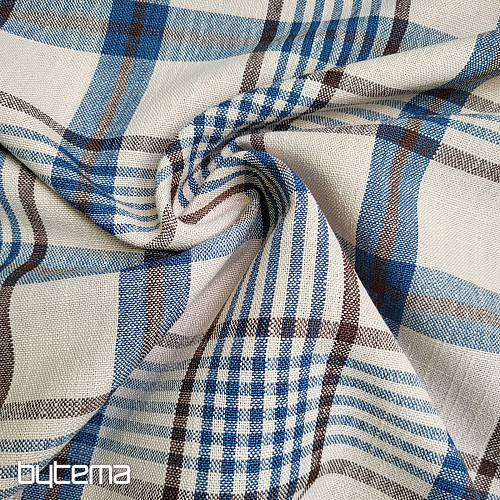 Dekorační látka ANZOL MODRÝ