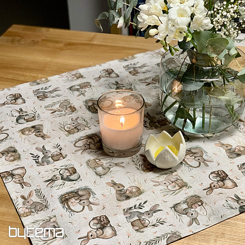 Velikonoční ubrus ZAJÍČEK BLAŽEJ