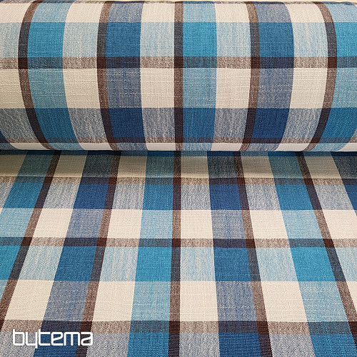 Dekorační látka ATILA MODRÁ