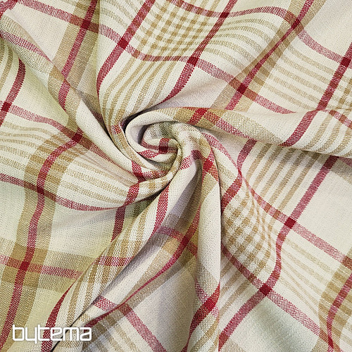 Dekorační látka ANZOL ČERVENÝ