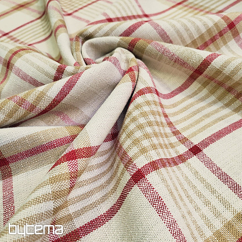 Dekorační látka ANZOL ČERVENÝ