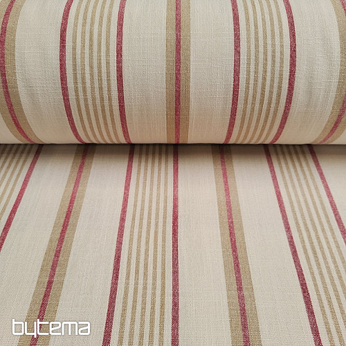 Dekorační látka TANGO ČERVENÝ