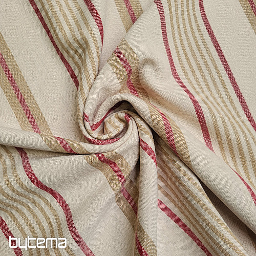 Dekorační látka TANGO ČERVENÝ