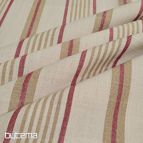 Dekorační látka TANGO ČERVENÝ