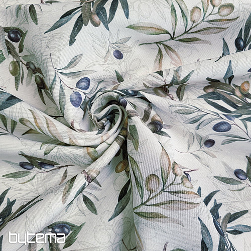 Dekorační látka OLIVY ARBEQUINA