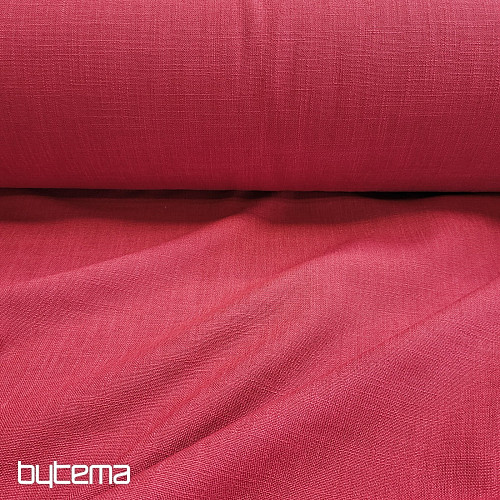 Dekorační látka VALS ČERVENÁ