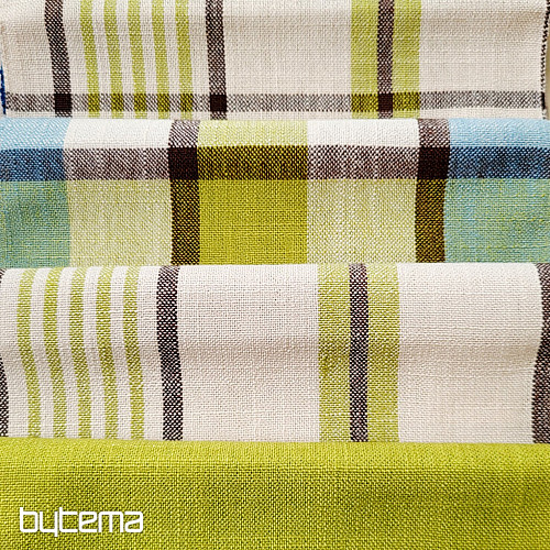 Dekorační látka VALS ZELENÁ