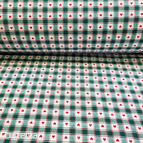 Dekorační látka  MAXI CORET zelený