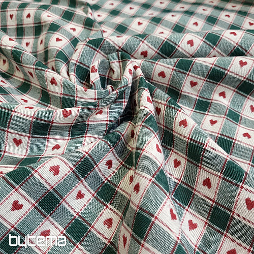 Dekorační látka  MAXI CORET zelený