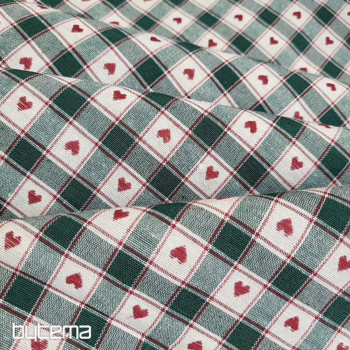 Dekorační látka  MAXI CORET zelený