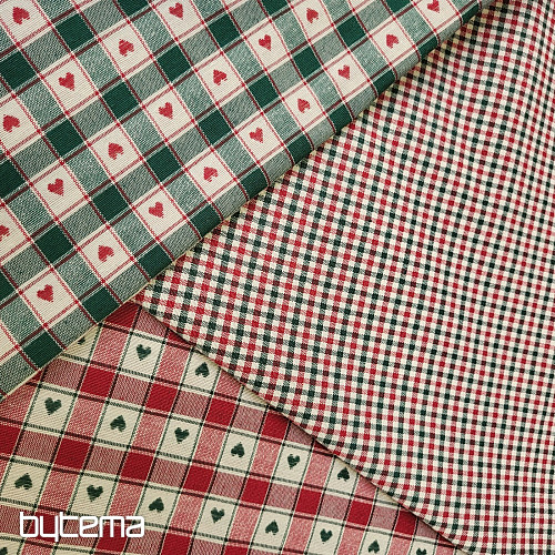 Dekorační látka  MAXI CORET zelený