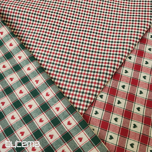 Dekorační látka  OSLO MINI KÁRO