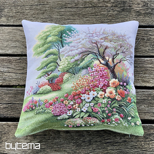 Gobelínový povlak na polštář ZÁTIŠÍ V PARKU