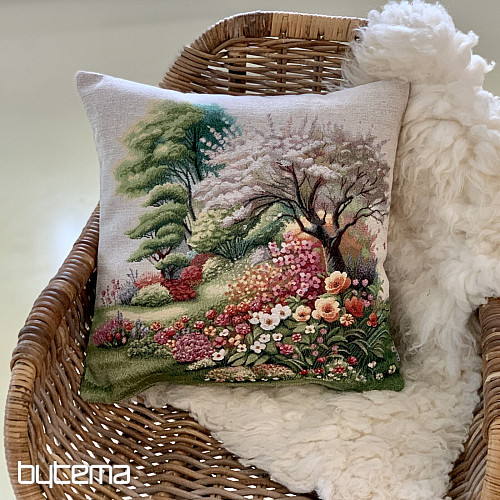 Gobelínový povlak na polštář ZÁTIŠÍ V PARKU