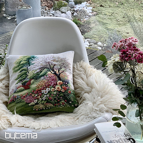 Gobelínový povlak na polštář ZÁTIŠÍ V PARKU