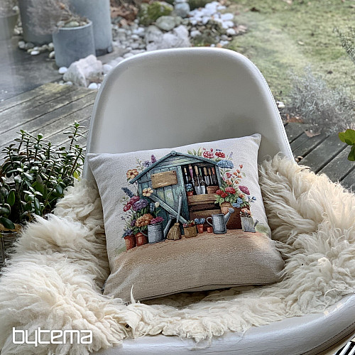 Gobelínový povlak na polštář ZAHRADNÍ KŮLNA