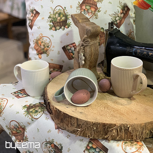 Velikonoční ubrus a šál BAREVNÁ VAJÍČKA