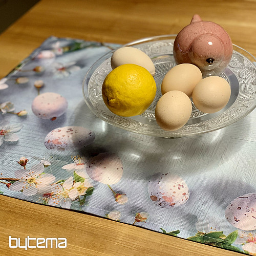 Ubrus a šál VELIKONOCE s květy