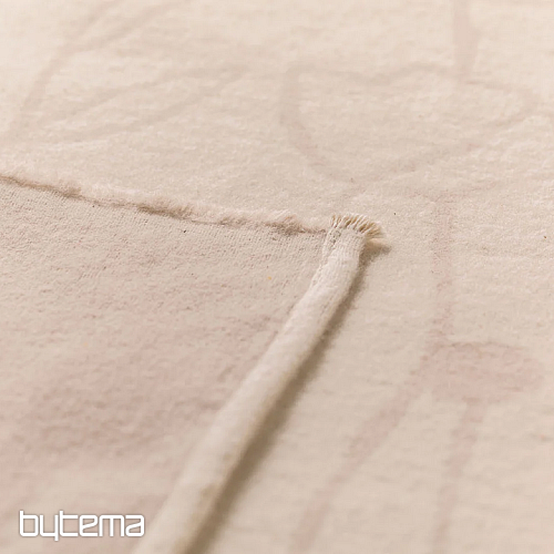 Deka AMBER KVĚTY béžové