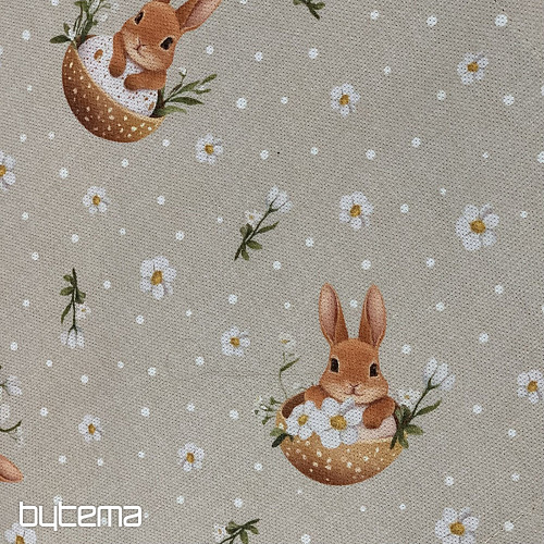 Velikonoční ubrus a šál ZAJÍČEK NELA