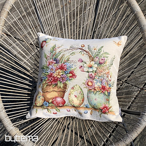 Velikonoční dekorační povlak VELIKONOČNÍ POLIČKA