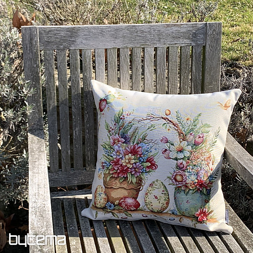 Velikonoční dekorační povlak VELIKONOČNÍ POLIČKA