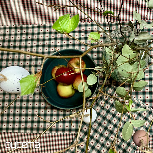 Ubrus a šál MAXI CORET zelený